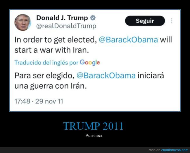 donald trump,obama,irán,políticos
