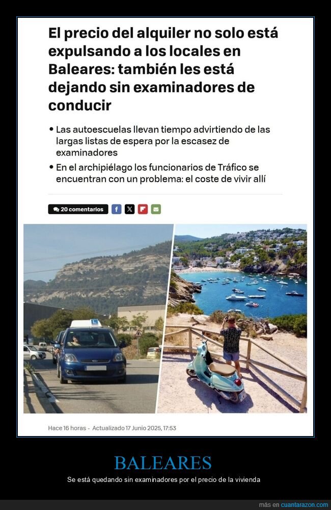 baleares,examinadores,conducir,precio,vivienda