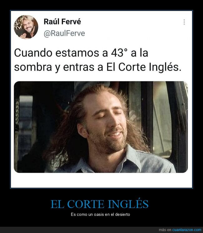 calor,temperatura,el corte inglés