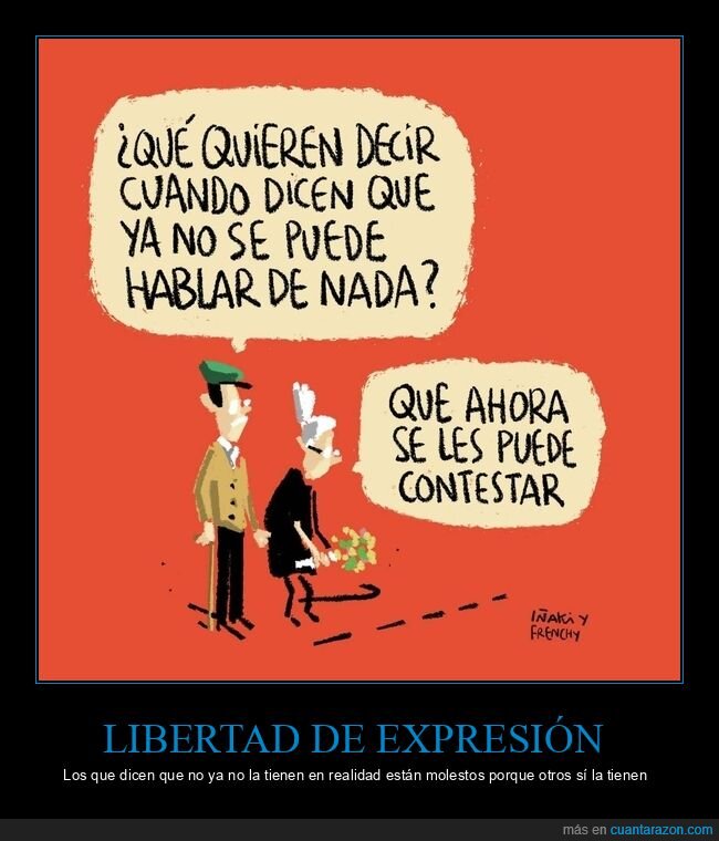 hablar,contestar,libertad de expresión