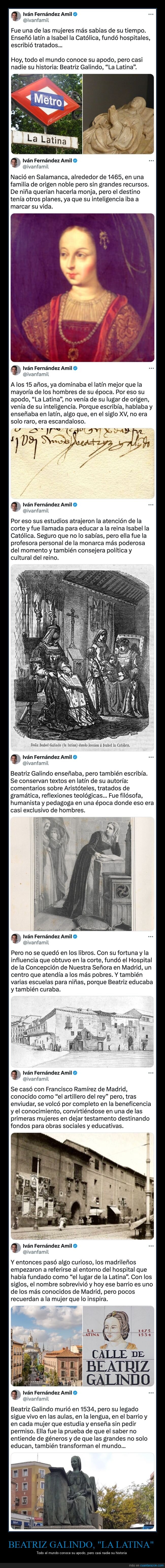 beatriz galindo,la latina