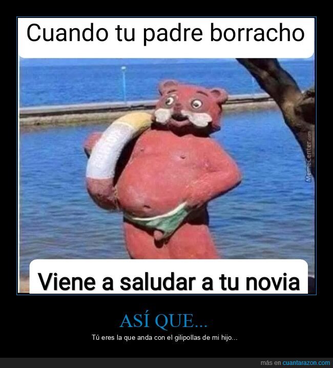 padre,novia,casa,bolas