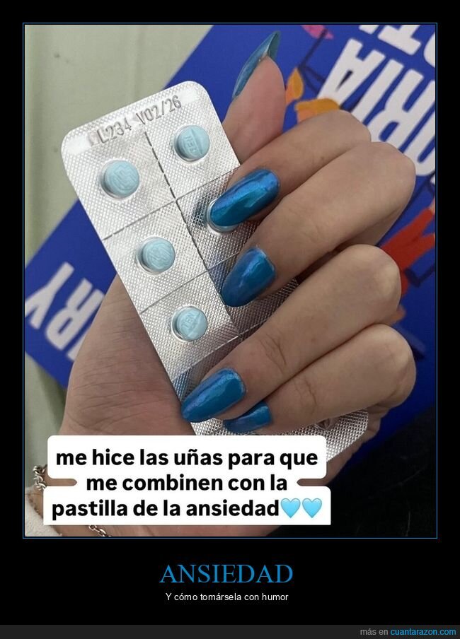 uñas,ansiedad,pastillas