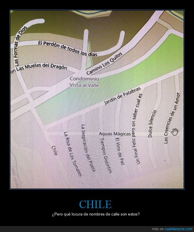 calles,chile,nombres