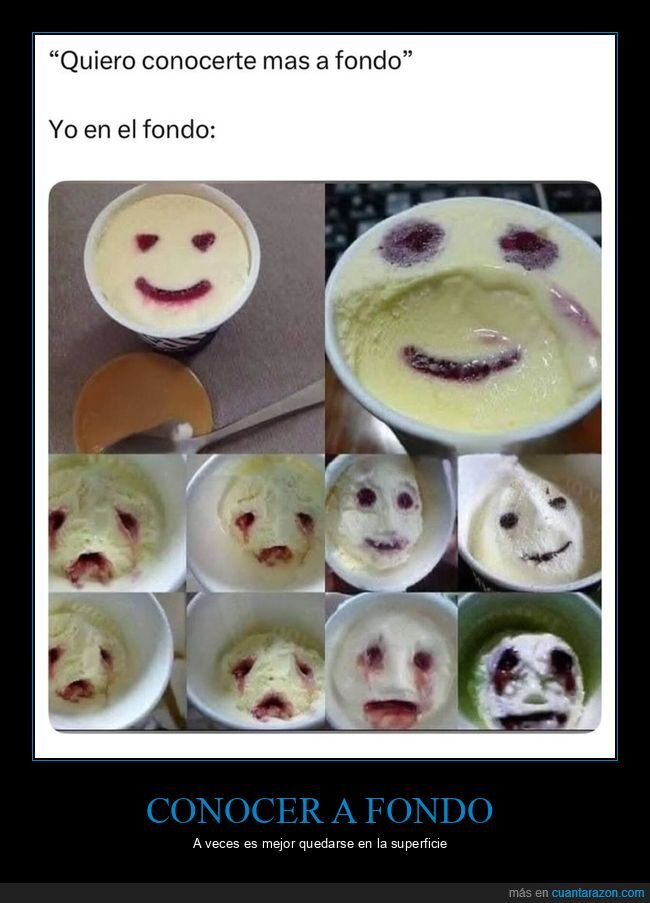 conocer,fondo,rascar,helado