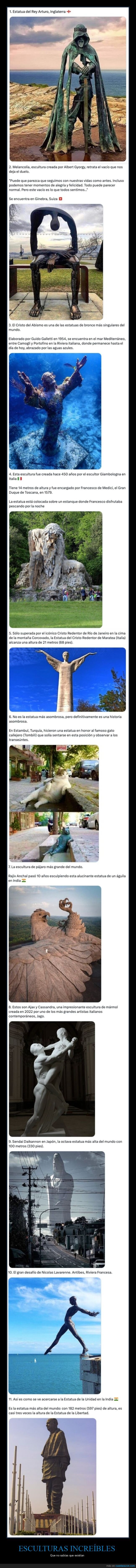 increíbles,esculturas