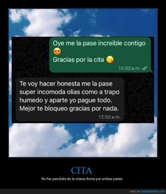 cita,incómoda