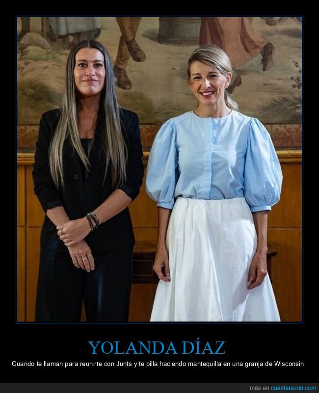 yolanda díaz,vestido,políticos
