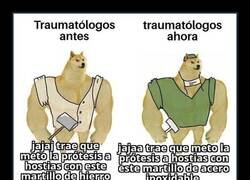 Enlace a Traumatólogos antes VS Traumatólogos ahora