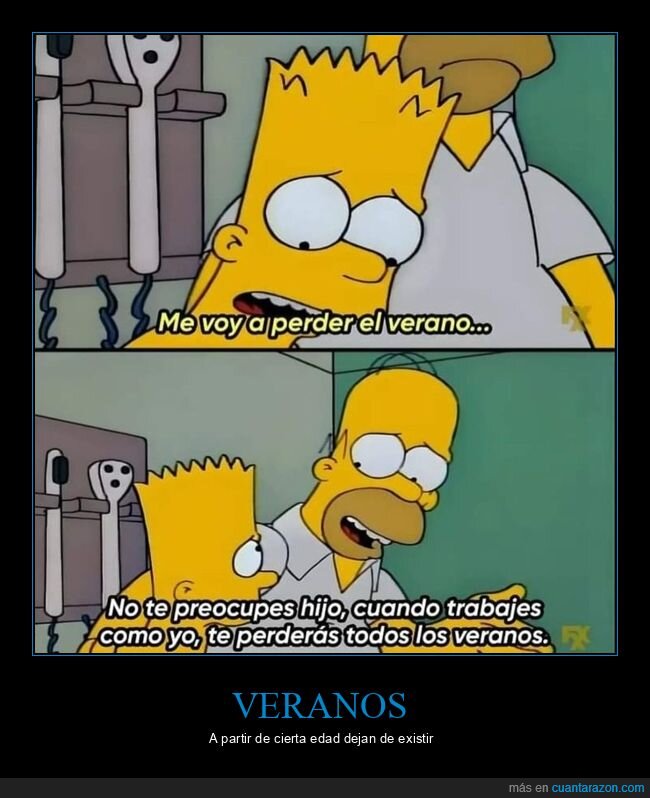 verano,perder,trabajar