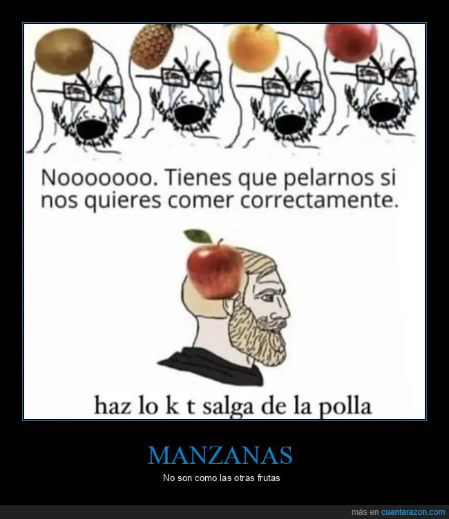 frutas,manzanas,pelar
