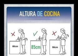 Enlace a La altura exacta que debe tener tu cocina