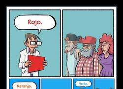 Enlace a Reacción a los colores