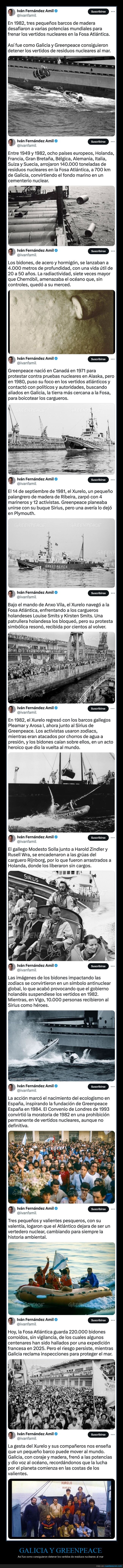 galicia,greenpeace,residuos nucleares,mar