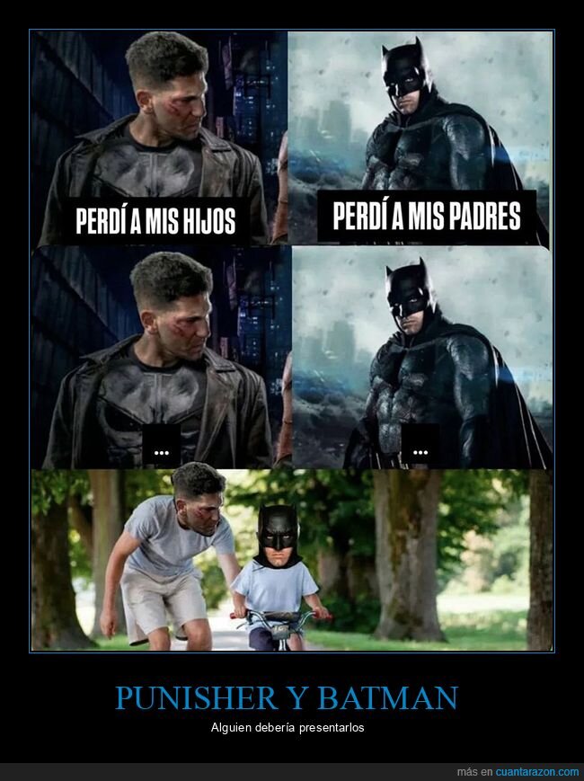 batman,hijos,padres,perder,punisher