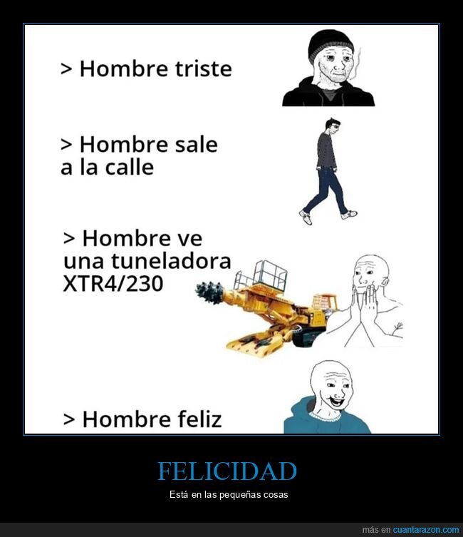 calle,feliz,triste,tuneladora