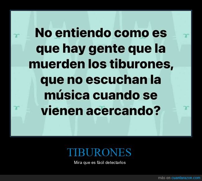 tiburones,acercarse,melodia,música