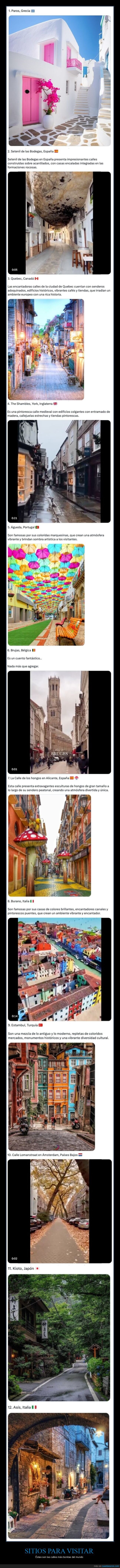 sitios,turismo,bonitas,calles