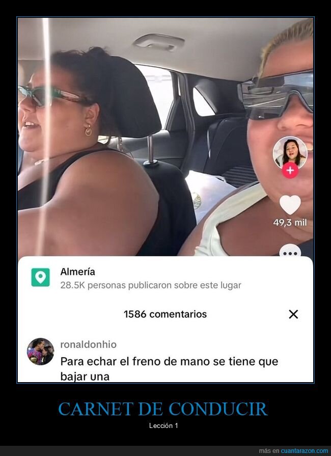 bordas,freno de mano,bajarse,coche