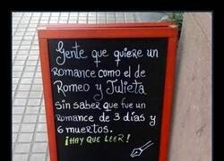 Enlace a Romeo y Julieta es muy creepy