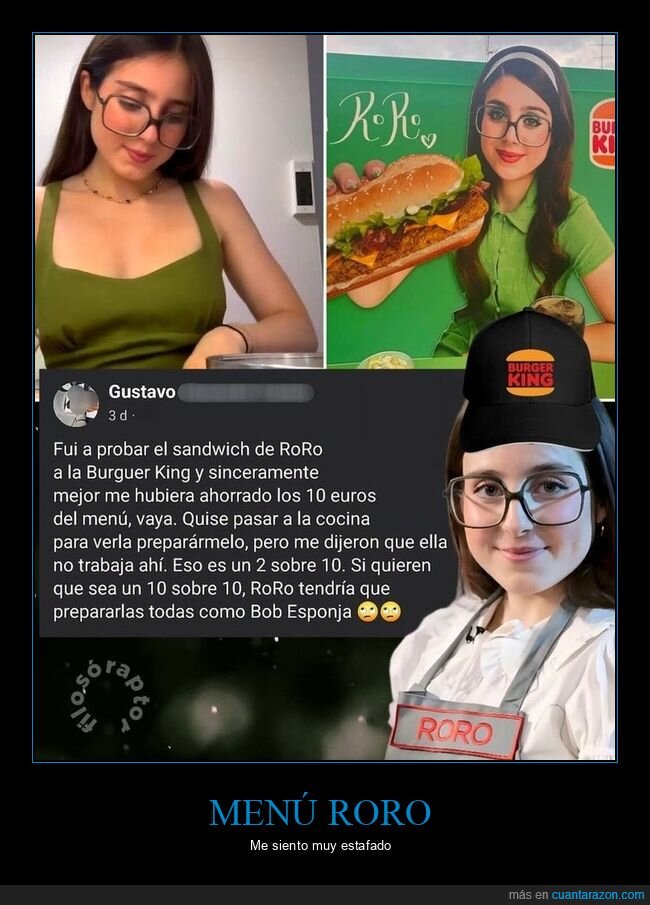 roro,burger king,hamburguesa