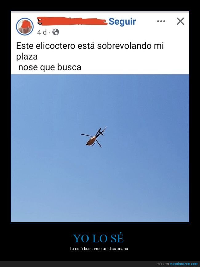 diccionario,helicoptero