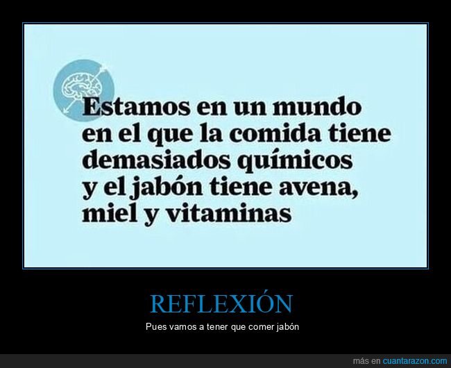 comida,quimicos,jabon,avena,miel,vitaminas