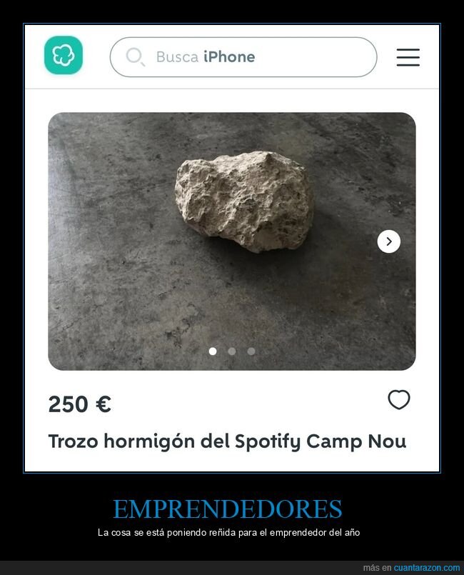 hormigon,wallapop,camp nou