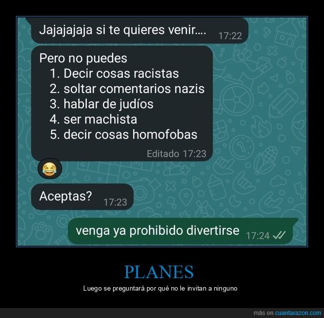 invitar,decir,divertirse