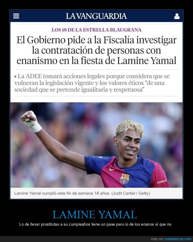 lamine yamal,cumpleaños,enanos