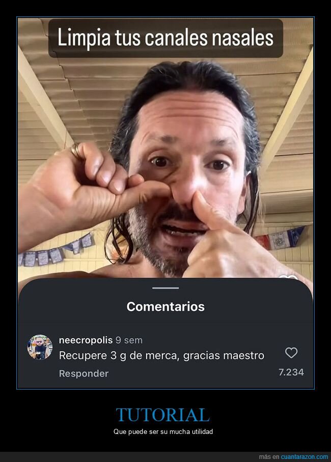 comentarios,limpiar,nariz