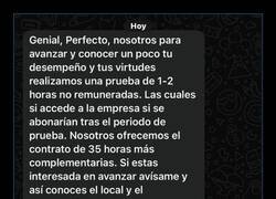 Enlace a Prueba no remunerada