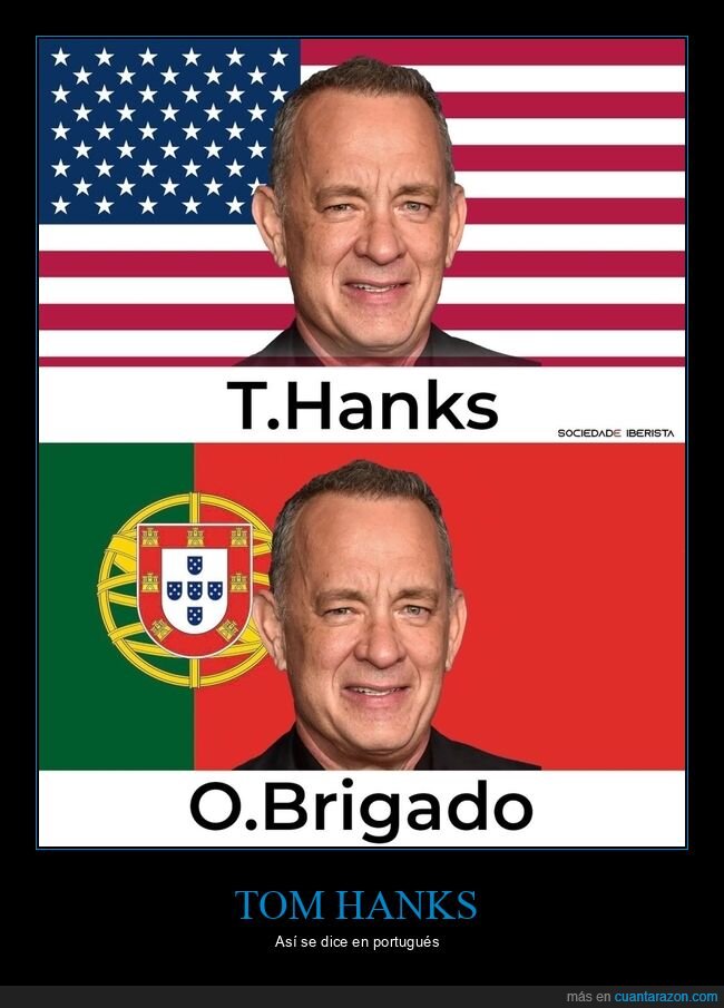 tom hanks,portugués