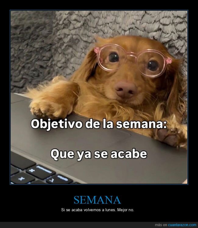 acabar,objetivo,semana