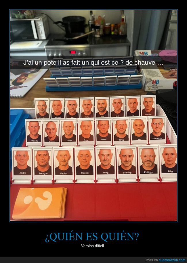 ¿quién es quién?,parecidos