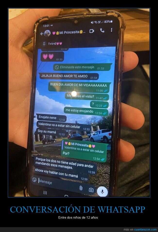 whatsapp,niños,12 años
