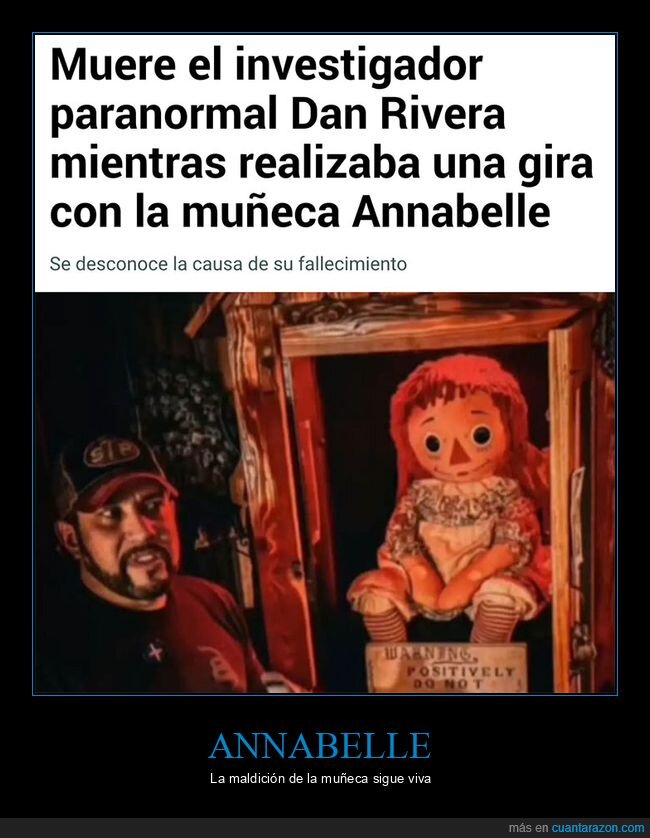 annabelle,dan rivera,muñeca