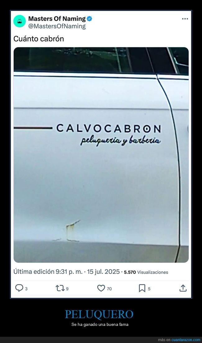 peluquería,calvo,nombres