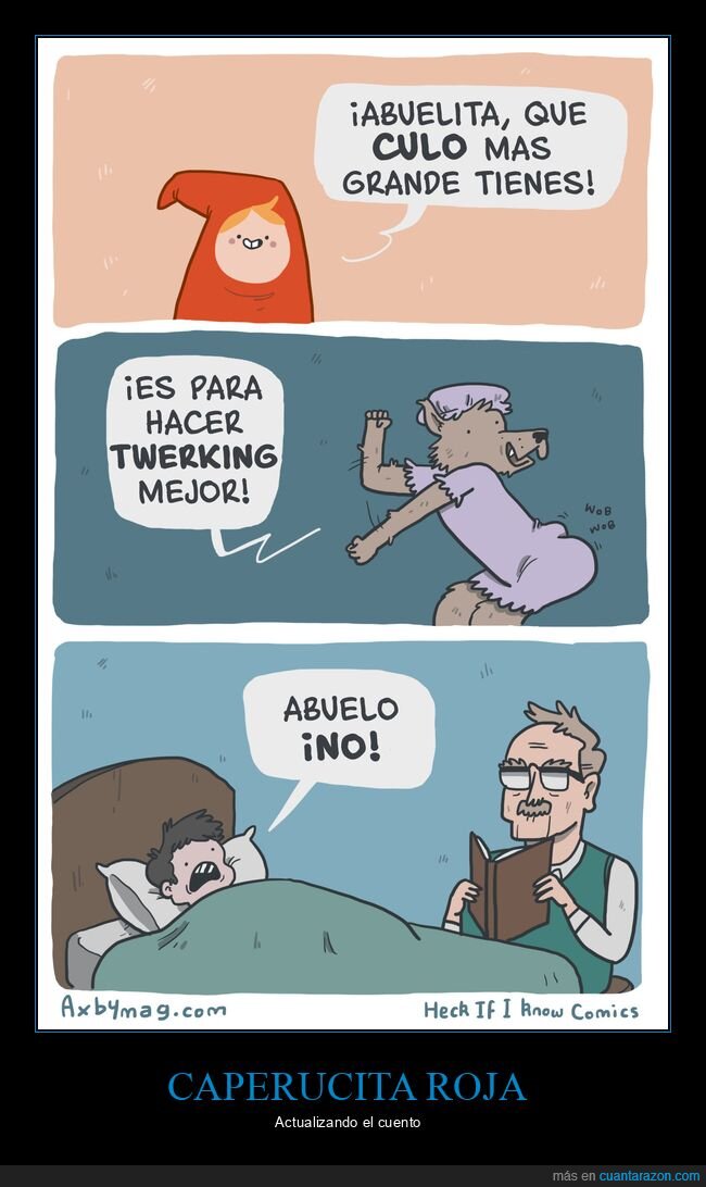 caperucita roja,twerking