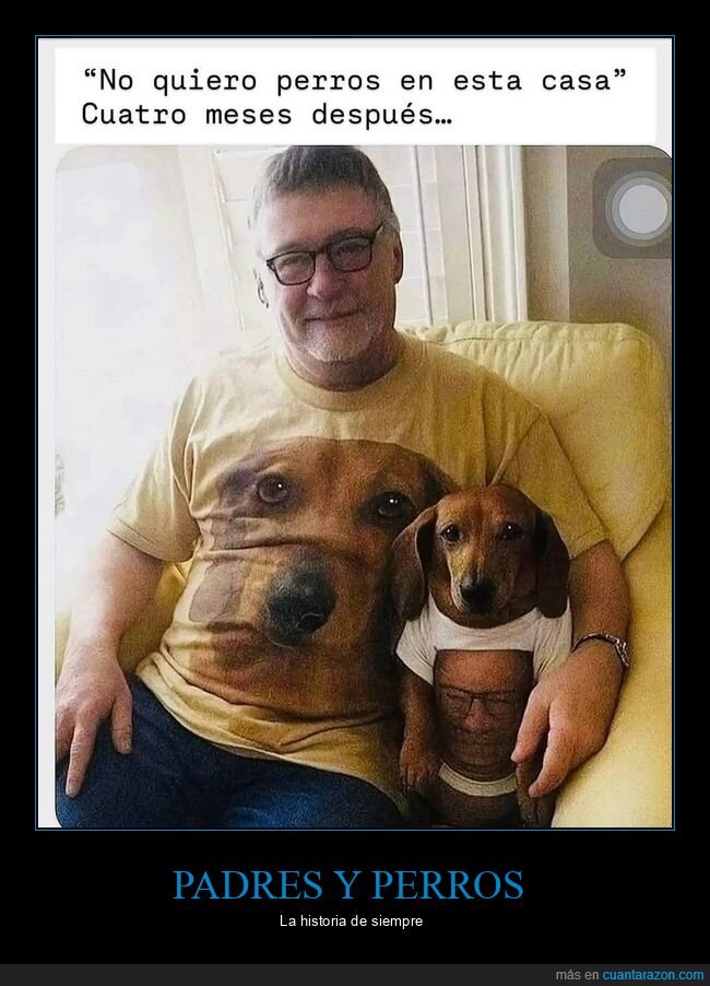 padre,perro,camisetas