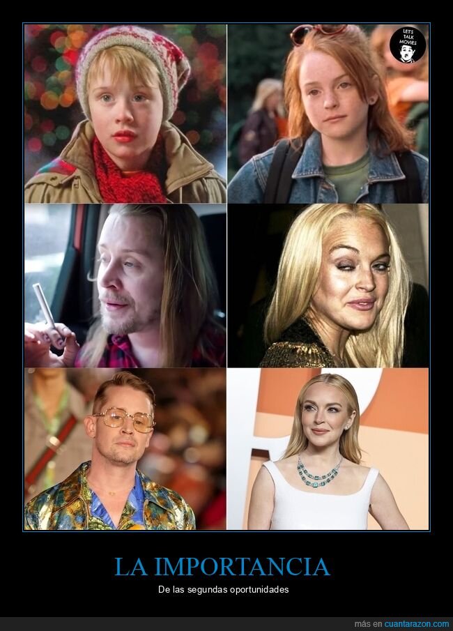 macaulay culkin,lindsay lohan,segundas oportunidades