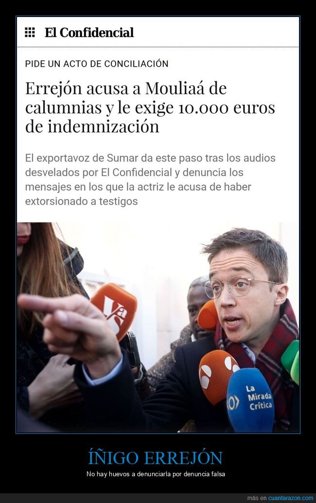 íñigo errejón,elisa mouliáa,calumnias,políticos
