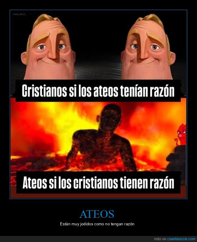 cristianos,ateos,infierno,fuego