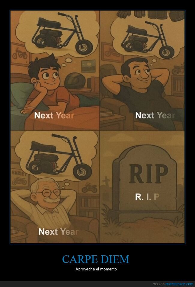 proximo año,dep,rip,muerte