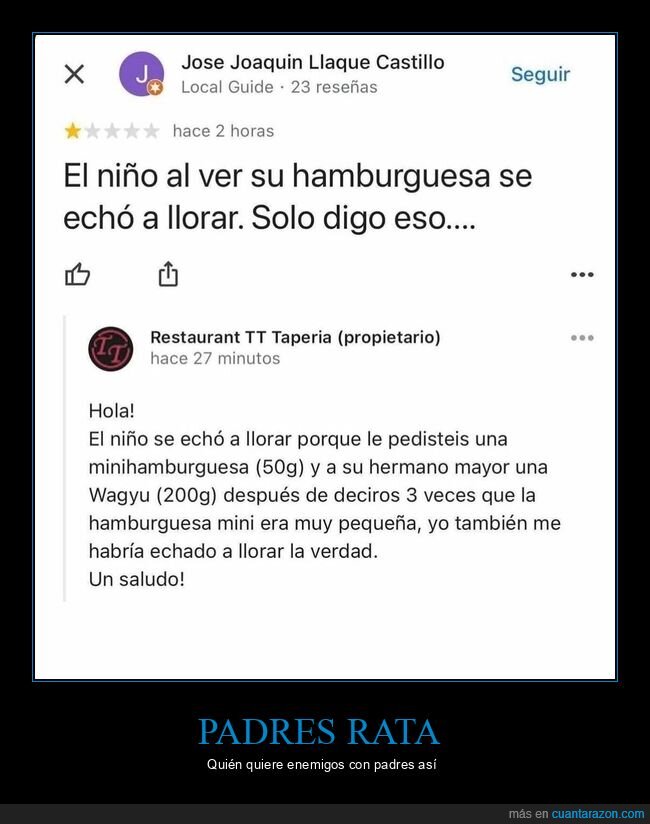 review,hamburguesa,pequeña