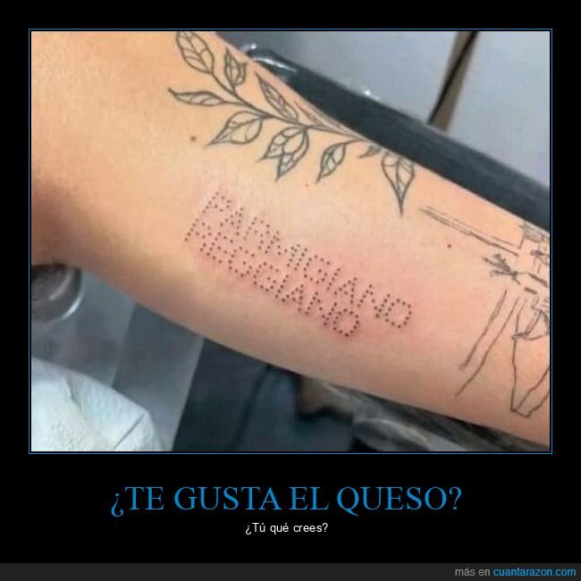 tatuaje,parmigiano reggiano