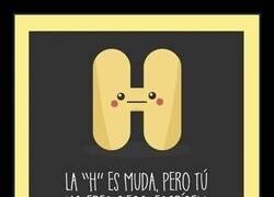 Enlace a Los que no ponen H para mí son una raza inferior