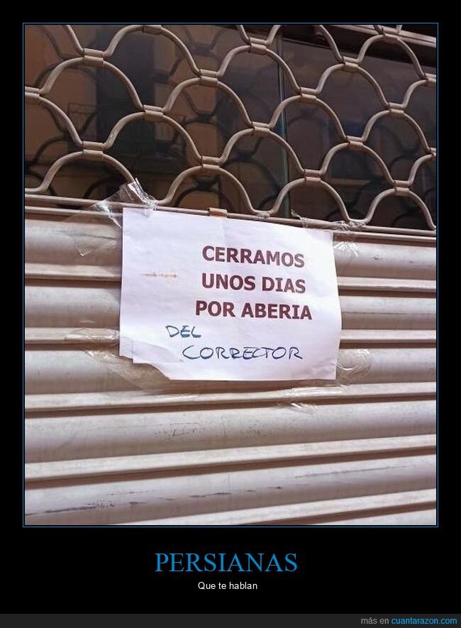 persiana,aberia,corrector