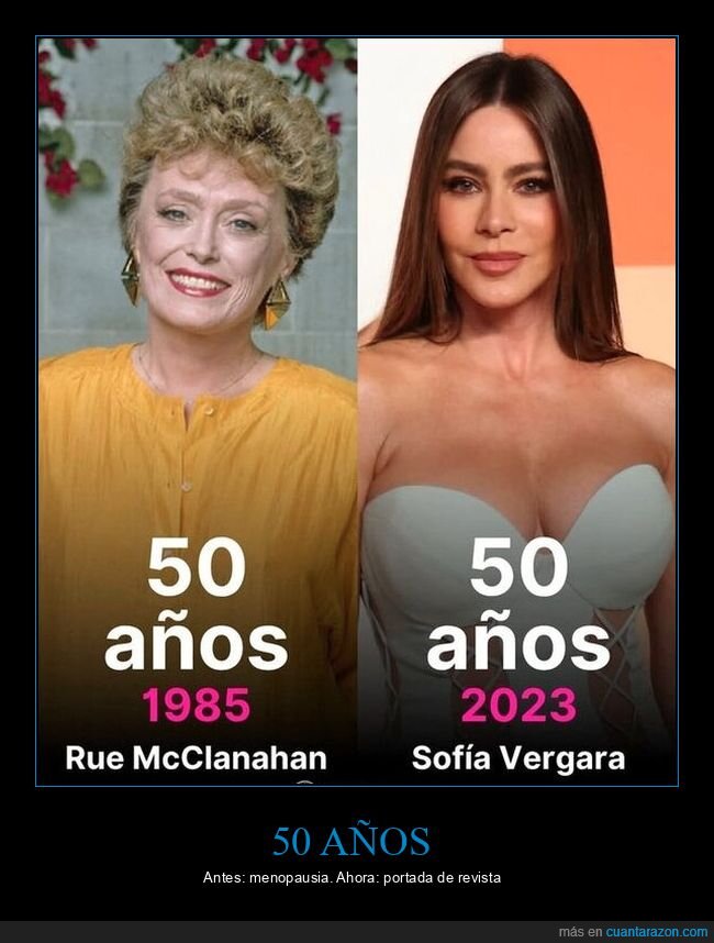 rue mcclanahan,sofia ver gara,50 años