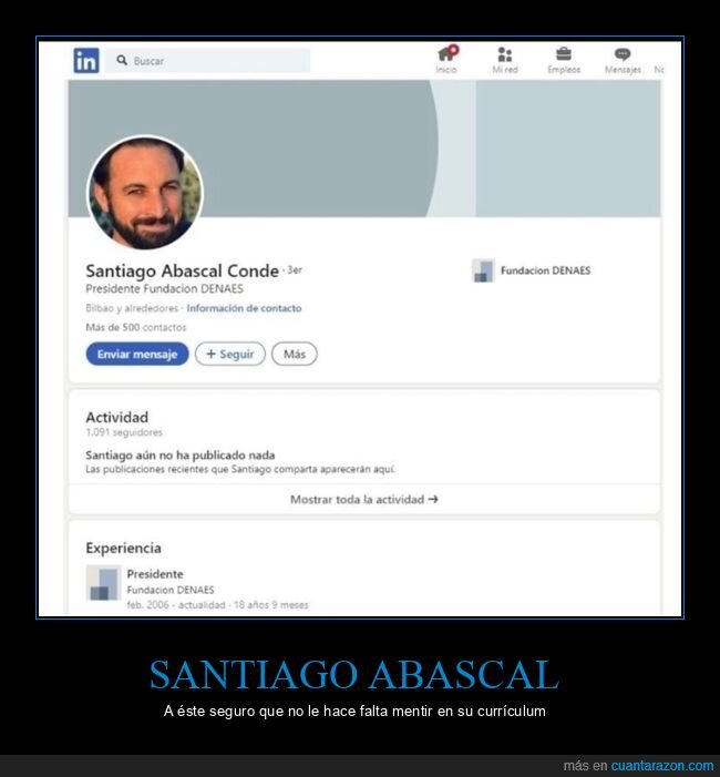 currículum,mentir,noelia nuñez,santiago abascal